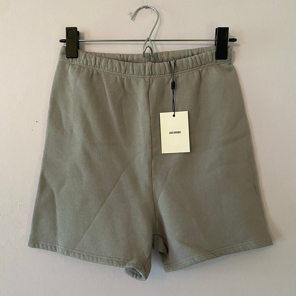 NWT Joah Brown Women's Small / Medium Gray Terrycloth Lounge Shorts Athleisure